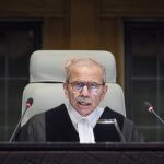 The President of the ICJ, Judge Nawaf Salam, as the Court delivers its Order on the Request for the modification and indication of provisional measures submitted by South Africa. (Photo: UN Photo/ICJ-CIJ/Bastiaan Musscher)
