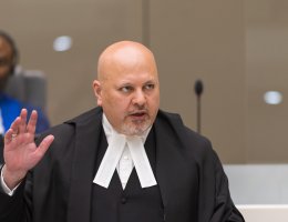 Karim Khan at the ICC, June 16, 2021. (Photo: ICC-CPI)