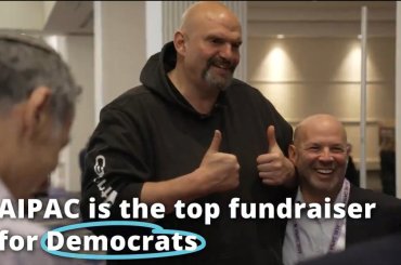 AIPAC ad featuring PA Senator John Fetterman brags of its fundraising supremacy in the Democratic Party, May 2024. Screenshot.
