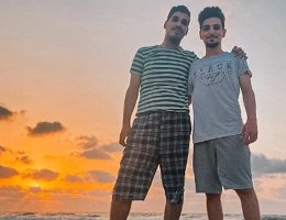 Mohammed and the author. Photo provided by the author