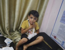 Injured Palestinians, including women and children, are brought to Al Aqsa Martyrs Hospital for treatment after Israeli attacks on Nuseirat, Al Maghazi, Az Zawayda and Al Bureij camps, in Deir al Balah, Gaza on June 08, 2024. At least 150 died and many injured in the attacks on refugee camps carried out by Israeli forces. Photo by Omar Ashtawy (c) apaimages