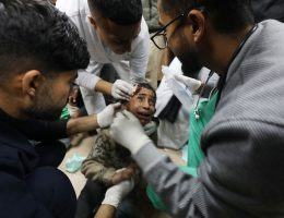 Injured Palestinians are brought to Al-Aqsa Martyrs Hospital in Deir El-Balah for treatment following the Israeli attacks in Khan Younis on March 8, 2024. (Photo: Ali Hamad/APA Images)