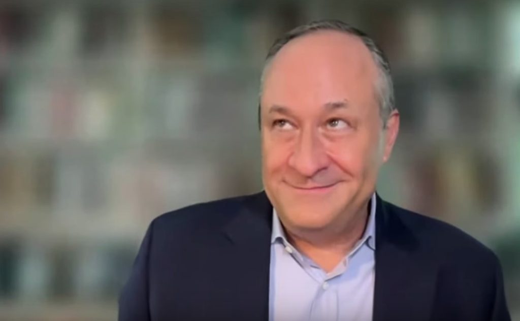 Douglas Emhoff, husband of VP Kamala Harris, on a Jewish Democratic Council of America briefing, July 24, 2024. Screenshot.