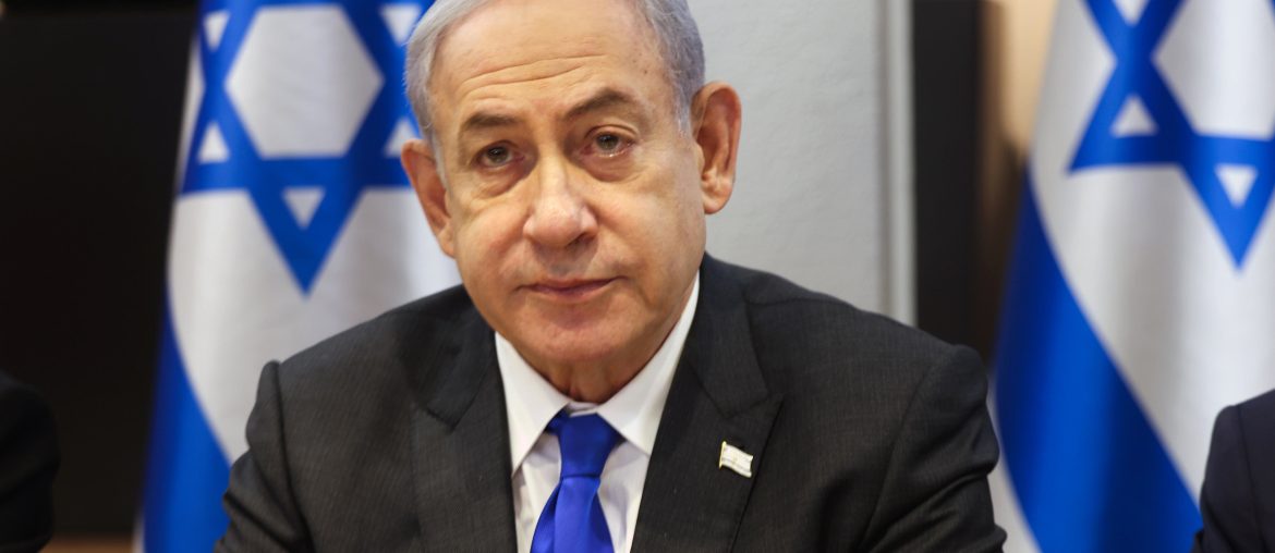 Israeli Prime Minister Benjamin Netanyahu chairs a Cabinet meeting, December 17, 2023. (Photo: © Menahem Kahana/EFE via ZUMA Press/APA Images)