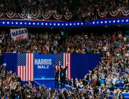Kamala Harris and Tim Walz at their campaign kickoff rally in Philadelphia, PA on August 6, 2024. (Photo: Twitter/@KamalaHarris)