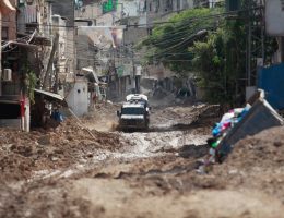 Israeli armored vehicles drive through Tulkarem, September 3, 2024. (Photo: Mohammed Nasser/APA Images)