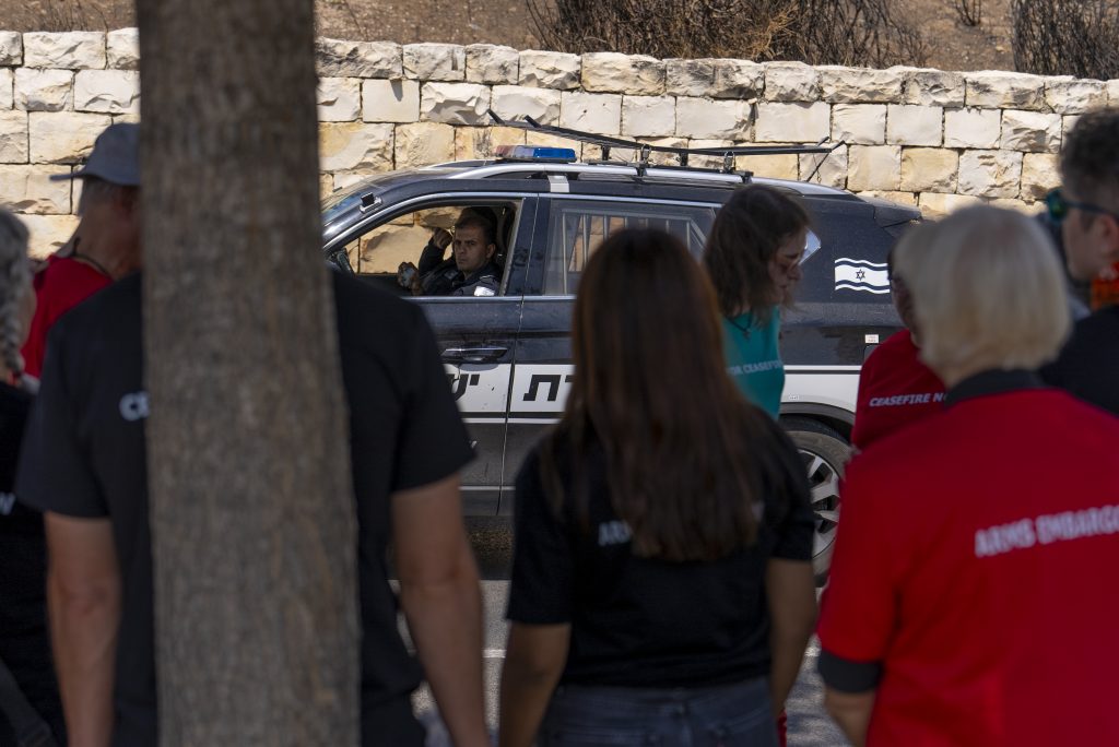 Israeli Police at the U.S. Embassy