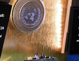 Result of the General Assembly vote on a draft resolution on the ICJ advisory opinion on the legal consequences arising from Israel’s policies and practices in the Occupied Palestinian Territory (UN Photo/Evan Schneider)