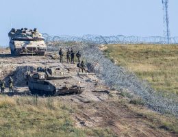 Israeli soldiers along the Lebanese border near Misgav Am, June 12, 2023. (Photo: Ayal Margolin/JINI via Xinhua) (Credit Image: Ayal Margolin/Jini/Xinhua via ZUMA Press/APA Images)