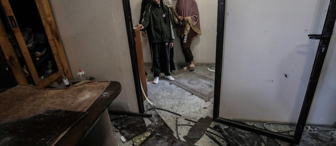 Aftermath of an Israeli military operation in Nur Shams refugee camp in Tulkarem, March 21, 2024. (Photo: © Ayman Nobani/dpa via ZUMA Press/APA Images)