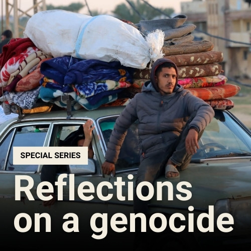 Palestinians reflect on the past year of Israel's genocide in Gaza.