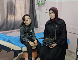 Muhammad Sabra and his mother, Raeda Sabra (Photo: Hassan Eslueh)