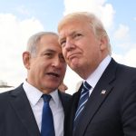Benjamin Netanyahu with Donald Trump at the Ben Gurion airport in May 2017. (Photo: Amos Ben Gershom GPO)