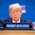 Donald Trump at a United Nations event on Religious Freedom Monday, Sept. 23, 2019, at the United Nations Headquarters in New York City. (Photo: Shealah Craighead / White House)