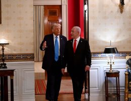 Donald Trump and Benjamin Netanyahu following their White House meeting in the Oval Office, on February 4, 2025. (Photo: Avi Ohayon, GPO)(Photo: Avi Ohayon, GPO)