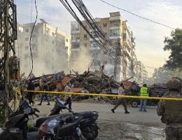 Aftermath of Israel's bombing of Beirut's southern Dahiya suburb. (Photo: Roqaya Chamseddine)