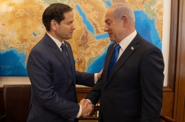 Secretary Marco Rubio meets with Israeli Prime Minister Benjamin Netanyahu in Jerusalem, Israel, February 16, 2025. (Official State Department photo by Freddie Everett)