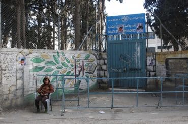 UNRWA school at Balata refugee camp, February 2, 2019. (Photo: Shadi Jarar'ah/APA Images)