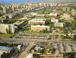 Part of Tel Aviv University's campus is built on the ruins of the ethnically cleansed and demolished Palestinian village of Sheikh Mwannis (Photo: Creative Commons)