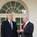 U.S. President Donald Trump and Israeli Prime Minister Benjamin Netanyahu at the White House, January 27, 2020. (Photo: Flickr/White House, by Joyce N. Boghosian)