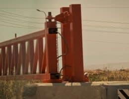 An iron gate east of Ramallah. (Photo: Qassam Muaddi/Mondoweiss)