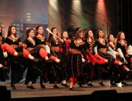 Palestinian girls dancing traditional Dabke. (Photo: Sarah Canbel, CC BY-SA 4.0 , via Wikimedia Commons)