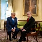 US President Donald Trump and Israeli Prime Minister Benjamin Netanyahu at the White House, July 7, 2025. (Photo: Official White House Photo by Daniel Torok)