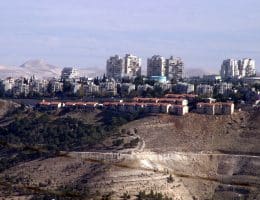A general view overlooking Maale Adumim, December 1, 2012. (Photo: Mahfouz Abu Turk/APA Images)