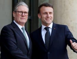 UK Prime Minister Keir Starmer attends talks on Ukraine at a meeting hosted by French President Emmanuel Macron at the Elysee Palace. (Photo: Simon Dawson / No 10 Downing Street via Wikimedia Commons)