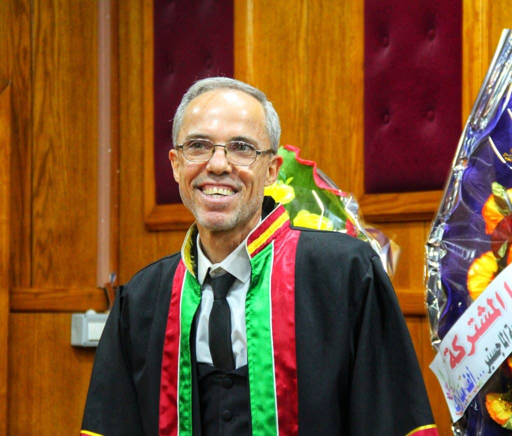 Dr. Hassan El-Nabih, before the war and genocide in Gaza.