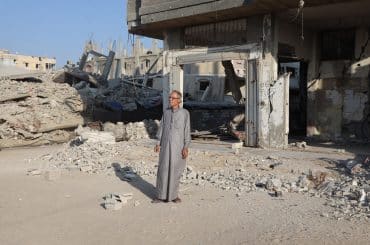 Dr. Hassan El-Nabih during the war and genocide in Gaza.