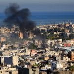 Ain al-Hilweh refugee camp in 2023 during clashes between rival factions, September 8, 2023, Sidon, Lebanon/ (Photo: © PPI via ZUMA Press Wire/APA Images)