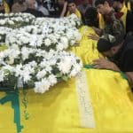 Hezbollah funeral in October 2021. (Photo: Haitham Moussawi/APA Images)