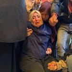 Family members of Palestinians killed in Israeli strikes on Bani Suheila in Khan Younis, Nasser Hospital, November 20, 2025. (Photo: Mohammed Salama/APA Images)