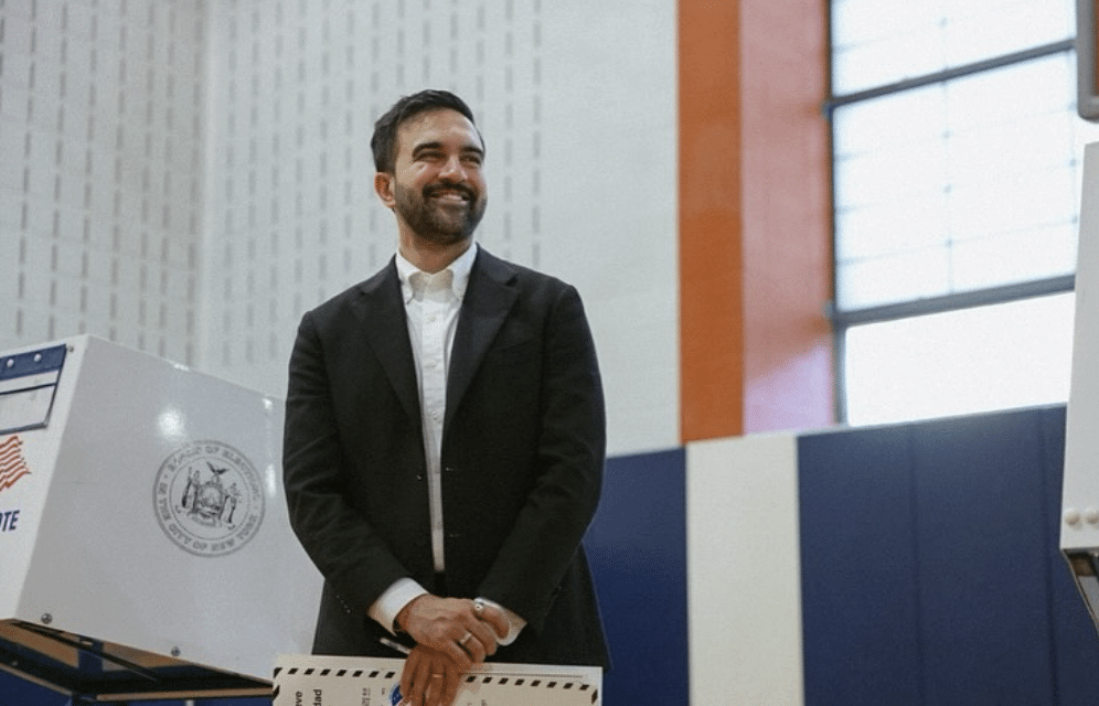 Mayor-elect Zohran Mamdani on election day (Mamdani campaign Instagram)