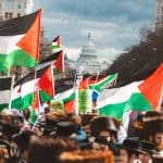 FILE: Pro-Palestine protesters march in Washington, DC to call for a ceasefire and end the genocide in Gaza in January 2024. (Photo: Eman Mohammed)