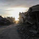 Displaced Palestinians continue their daily lives under difficult conditions inside displacement tents scattered amidst the destruction in the Zeitoun neighborhood, southeast of Gaza City, on December 9, 2025. (Photo: Omar Ashtawy/APA Images)