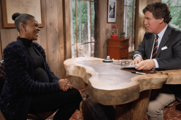 Candace Owens and Tucker Carlson