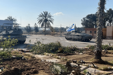 Israeli army takes control of the Palestinian side of the Rafah border crossing in May 2024. (Photo: Wikimedia Commons/IDF)