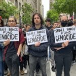 Protest against Israel Bonds in Philadelphia, PA. (Photo: JVP-Philly)