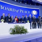 Donald Trump announces the "Board of Peace" on January 22, 2026, at the World Economic Forum in Davos, Switzerland.(Photo: ©2026 World Economic Forum / Benedikt von Loebell)