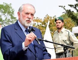 Ambassador Mike Huckabee's Participation in Holocaust Martyrs' and Heroes' Remembrance Day 2025 Ceremony, April 24, 2025 (Photo: U.S. Embassy Jerusalem)