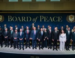 Group photo taken at the first meeting of the Trump-led "Board of Peace," in Washington, DC, on February 19, 2026. (Photo: White House)