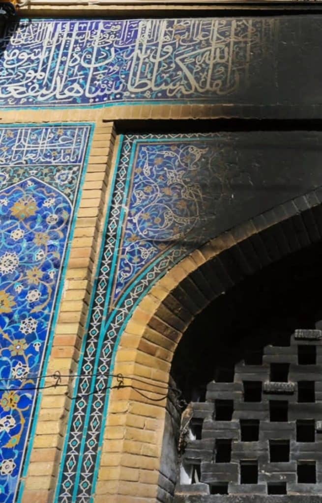 Part of the burned shrine. (Photo courtesy of author)