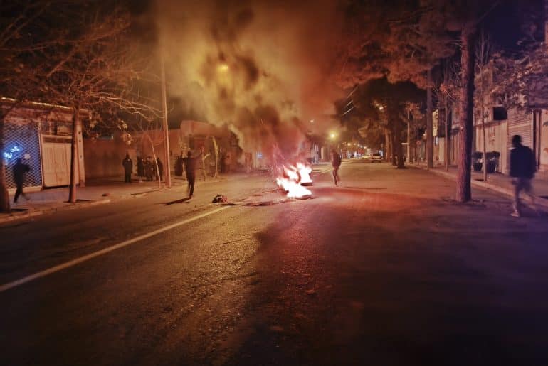 Protests in Kashmar, Iran, January 9, 2026. (Photo: Wikimedia Commons)