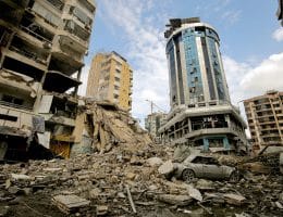 Destruction following heavy Israeli airstrikes on Beirut's southern Dahiya suburb, March 7, 2026. (Photo: © Marwan Naamani/ZUMA Press Wire/APA Images)