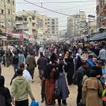 Ramadan market in Khan Younis ahead of Eid al-Fitr, March 18, 2026. (Photo: Tariq Mohammad/APA Images)