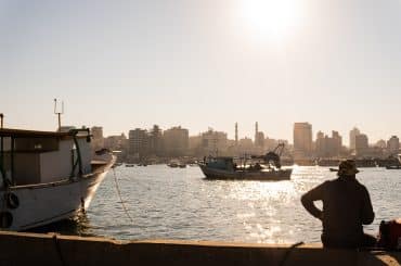 Gaza's coastline. (Photo: Mahmoud Nasser)