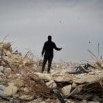 Rubble of the Hamdia family home, demolished by Israeli military authorities in March 2026. (Photo: Qassam Muaddi/Mondoweiss)