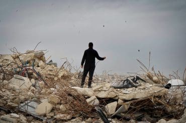 Rubble of the Hamdia family home, demolished by Israeli military authorities in March 2026. (Photo: Qassam Muaddi/Mondoweiss)